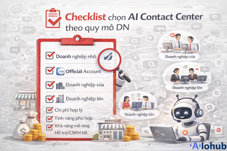 Checklist chọn AI Contact Center theo quy mô DN