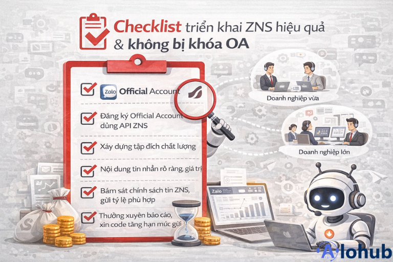 Checklist triển khai ZNS hiệu quả & không bị khóa OA