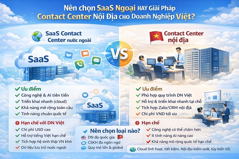SaaS ngoại vs giải pháp nội địa: doanh nghiệp Việt nên chọn gì?