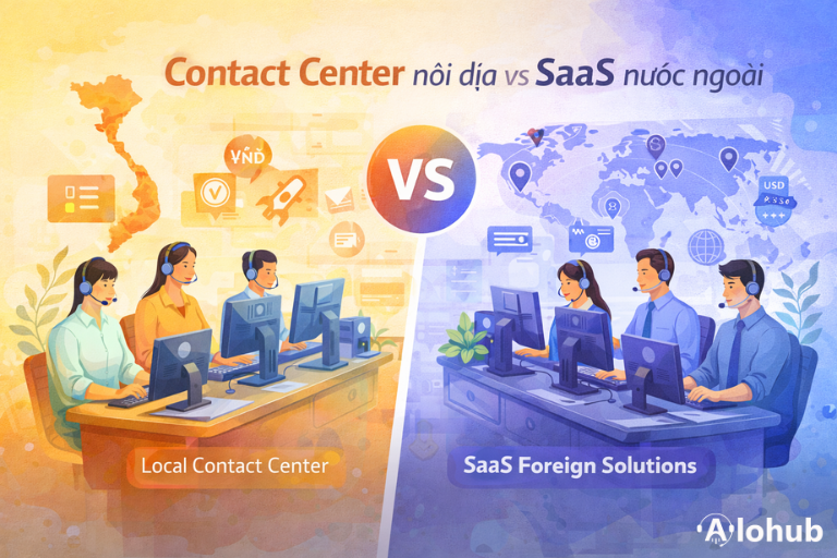 Contact Center nội địa vs SaaS nước ngoài – Nên chọn cái nào?