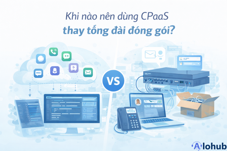 Khi nào nên dùng CPaaS thay tổng đài đóng gói?