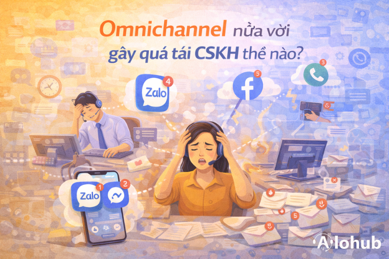 Omnichannel nửa vời gây quá tải CSKH thế nào?