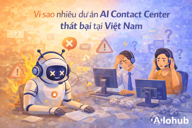 Vì sao các dự án AI Contact Center thất bại tại Việt Nam? Giải Pháp?