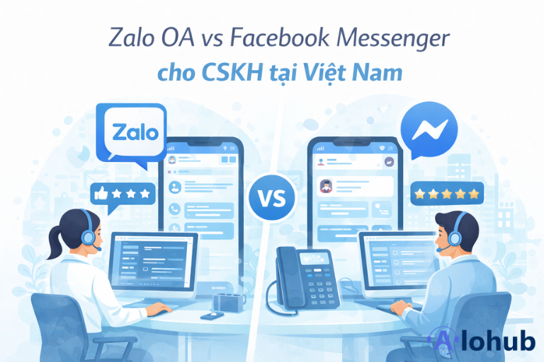 Zalo OA vs Facebook Messenger cho CSKH tại Việt Nam