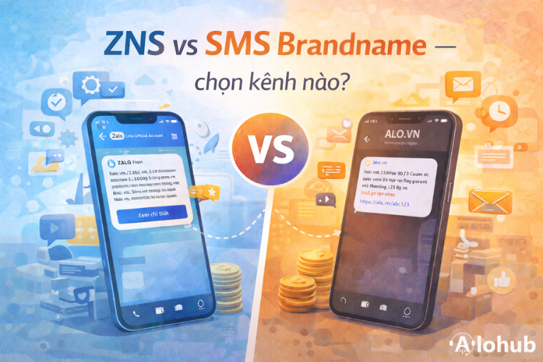 ZNS vs SMS Brandname – Chọn kênh nào hiệu quả hơn?