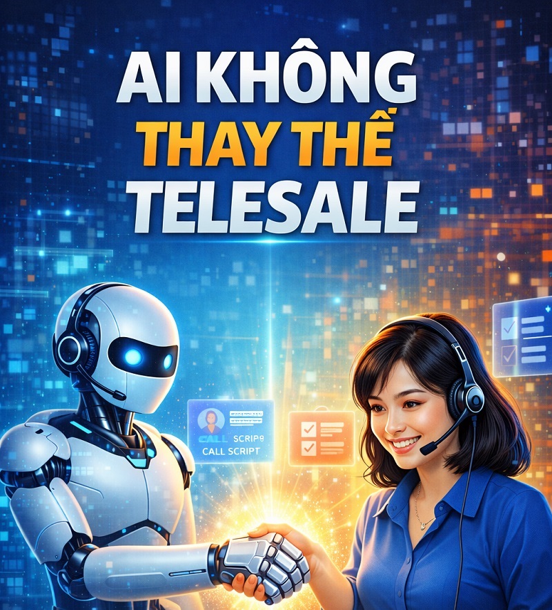 AI không thay thế telesale