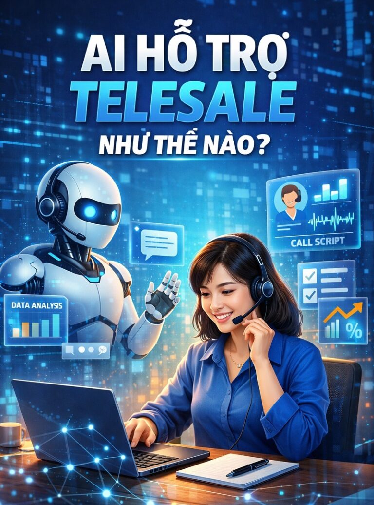 AI hỗ trợ telesale như thế nào? Ứng dụng AI tối ưu hiệu suất bán hàng