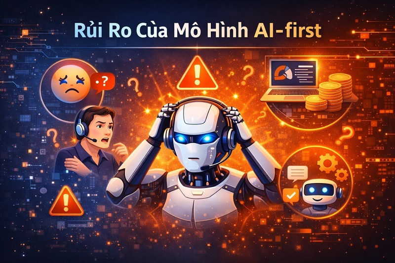 Rủi ro của mô hình AI-first