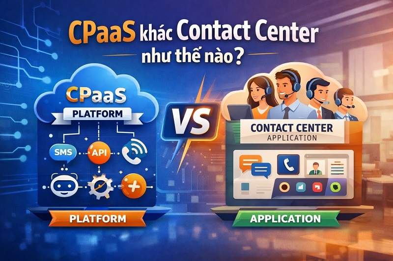 CPaaS khác Contact Center như thế nào?