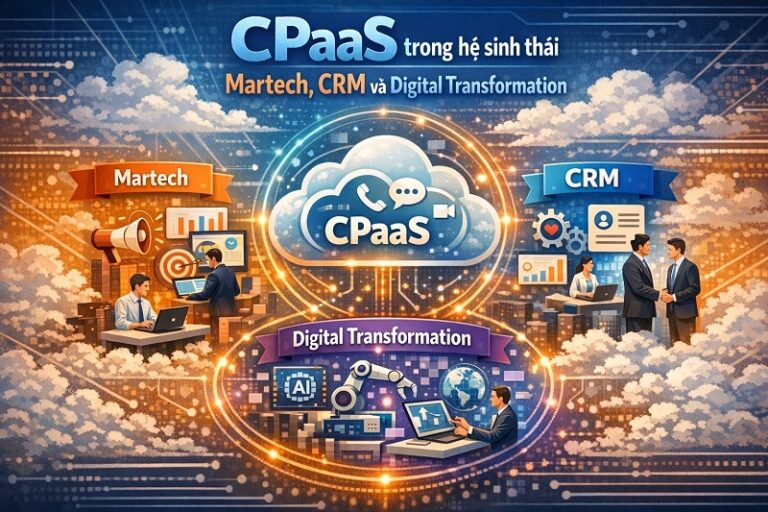 CPaaS trong hệ sinh thái Martech, CRM và Digital Transformation