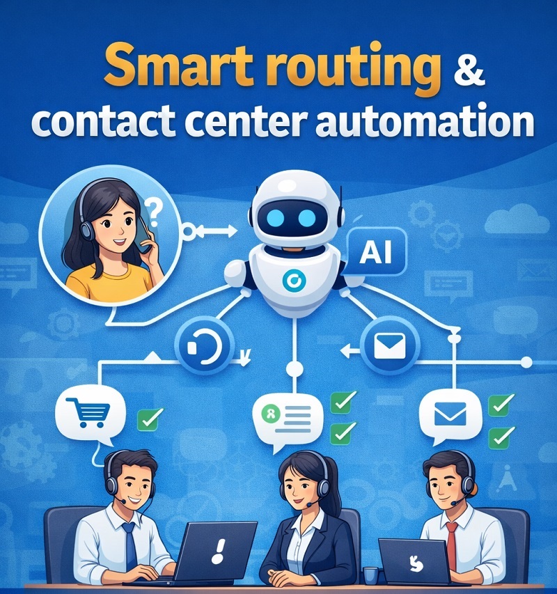 Smart routing & contact center automation: nền tảng chống quá tải