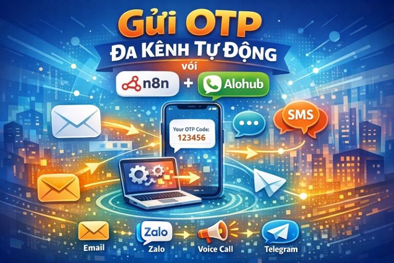 Gửi OTP đa kênh (ZNS→SMS→Voice)