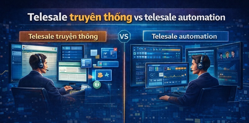So sánh Telesale truyền thống vs telesale automation