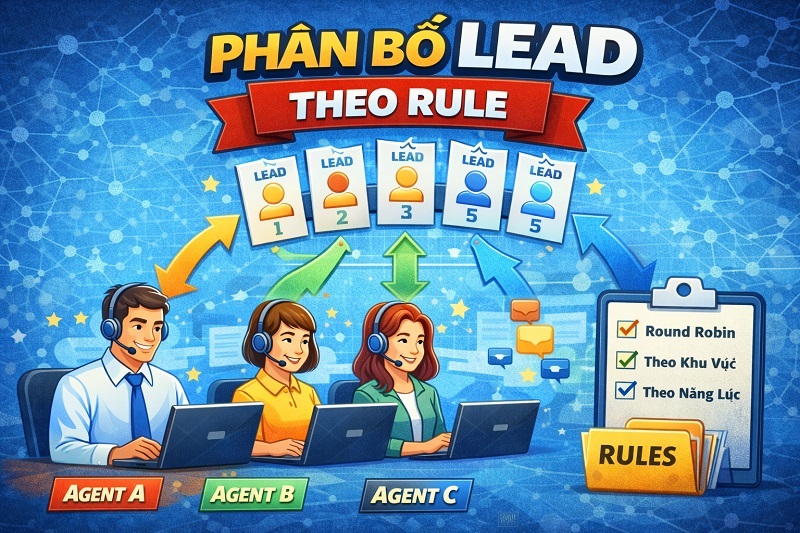 Phân bổ lead theo rule