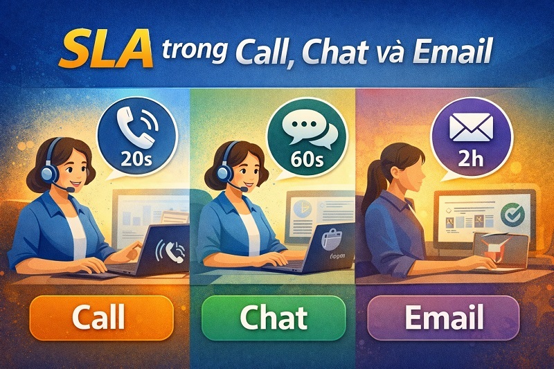 SLA trong Contact Center là gì? Cách Đo và Triển Khai Hiệu Quả