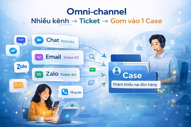 Từ hotline → omni-channel