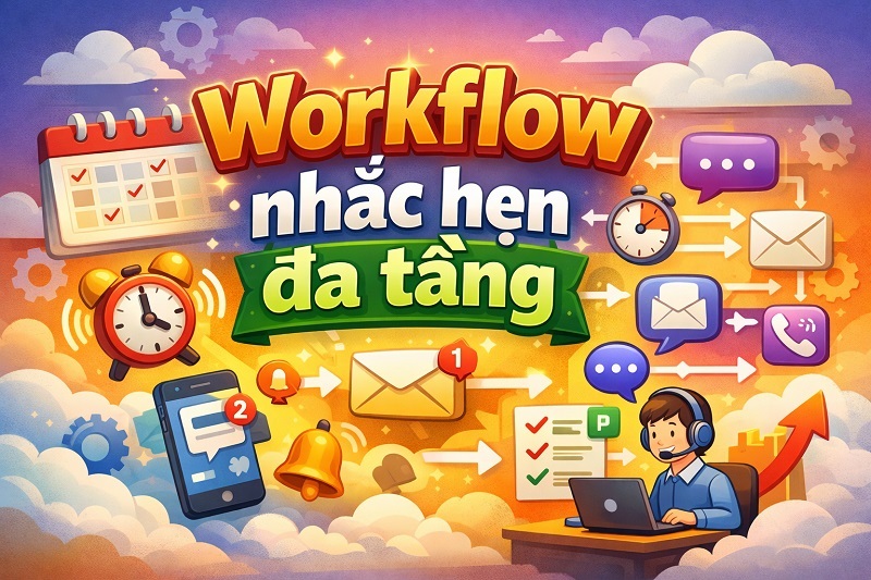 Giải pháp: Workflow nhắc hẹn đa tầng