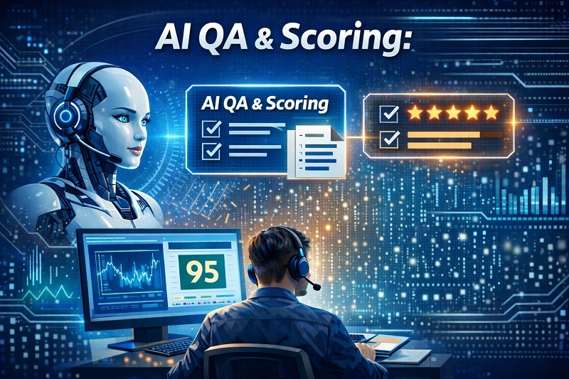 AI QA & Scoring: Tự động đánh giá chất lượng cuộc gọi