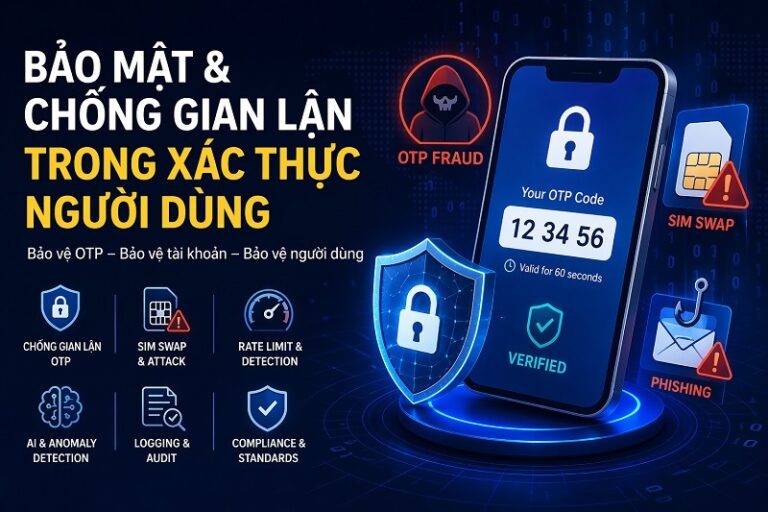 Bảo mật & chống gian lận trong xác thực người dùng