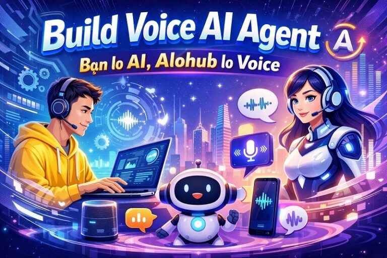 Build Voice AI Agent: Bạn lo AI, Alohub lo Voice
