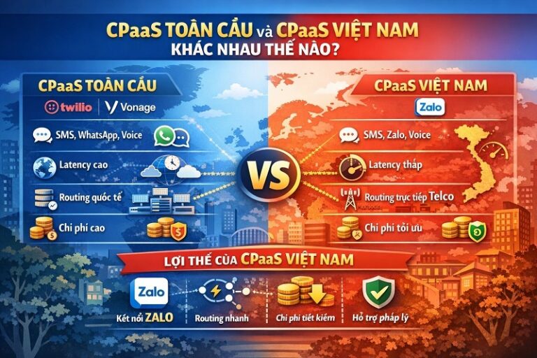 CPaaS toàn cầu và CPaaS tại Việt Nam khác nhau thế nào?
