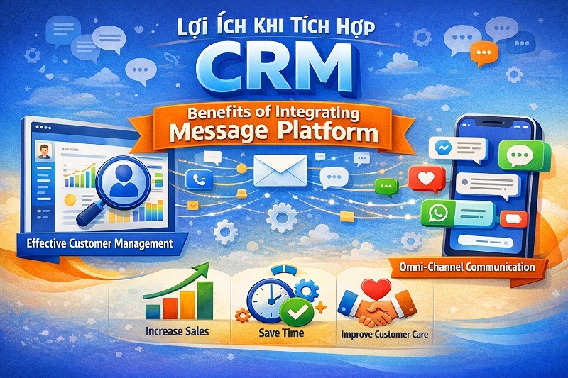 Lợi ích cốt lõi của tích hợp tin nhắn CRM
