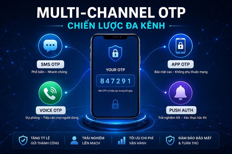 Multi-channel OTP – Chiến lược đa kênh