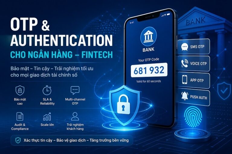 OTP & Authentication cho ngân hàng – fintech