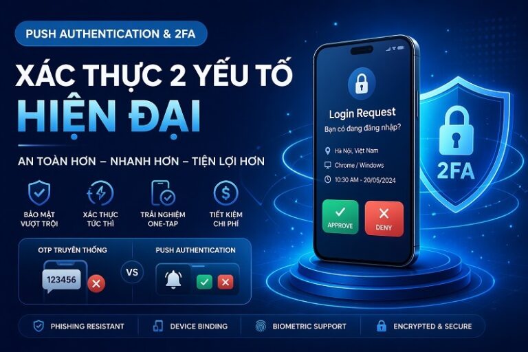 Push Authentication & 2FA hiện đại: Xu hướng xác thực Mới