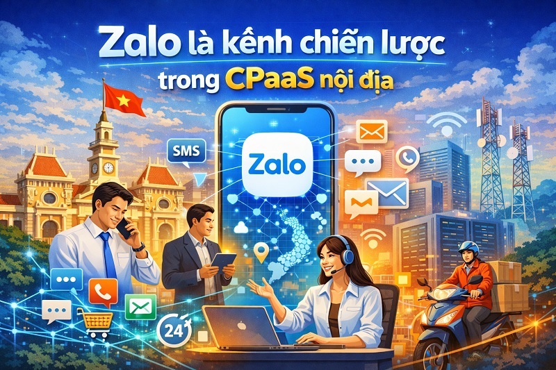 Zalo là kênh chiến lược trong CPaaS nội địa