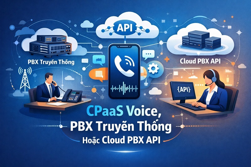 So sánh giữa CPaaS Voice vs PBX truyền thống