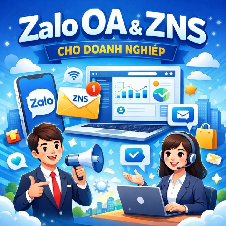 Zalo OA & ZNS cho doanh nghiệp: Giải pháp CSKH và gửi OTP hiệu quả